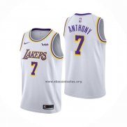 Camiseta Los Angeles Lakers Carmelo Anthony NO 7 Association 2021 Blanco