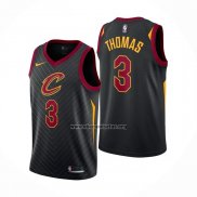 Camiseta Cleveland Cavaliers Isaiah Thomas NO 3 Statement Negro