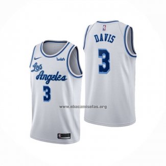 Camiseta Los Angeles Lakers Anthony Davis NO 3 Classic 2019-20 Blanco