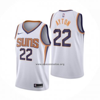 Camiseta Phoenix Suns Deandre Ayton NO 22 Association 2021 Blanco